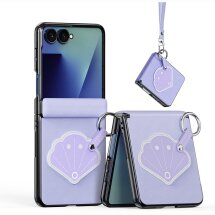 Защитный чехол DUX DUCIS Luvy Series для Samsung Galaxy Flip 8 - Lavender Purple: фото 1 из 10