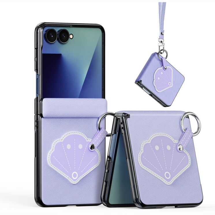 Захисний чохол DUX DUCIS Luvy Series для Samsung Galaxy Flip 8 - Lavender Purple (423522LV) Захисний чохол DUX DUCIS Luvy Series для Samsung Galaxy Flip 8 - Lavender Purple: фото 1 з 10