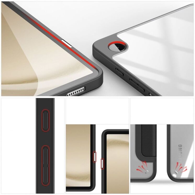 Защитный чехол DUX DUCIS TOBY Series для Apple iPad 10.2 (2019/2020/2021) - Black: фото 7 из 7