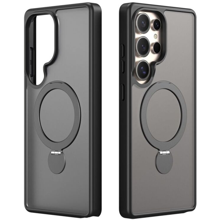 Защитный чехол DUX DUCIS Yind Series Stand для Samsung Galaxy S25 Ultra (S938) - Black: фото 2 из 10