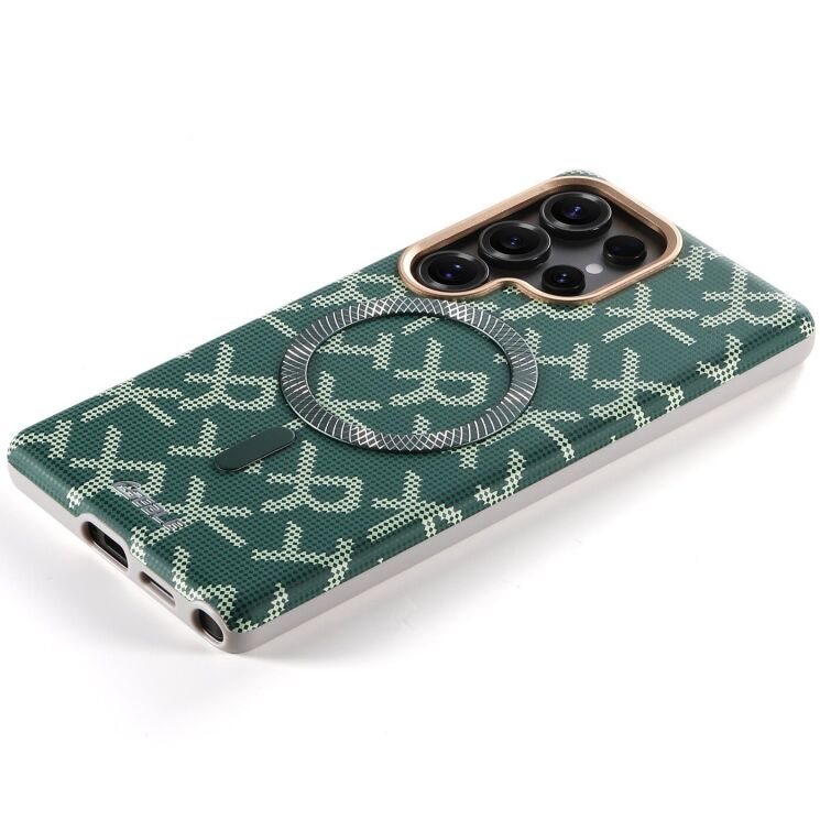 Захисний чохол ESEBLE Letter Pattern Magnetic для Samsung Galaxy S26 Ultra (S948) - Green: фото 4 з 8