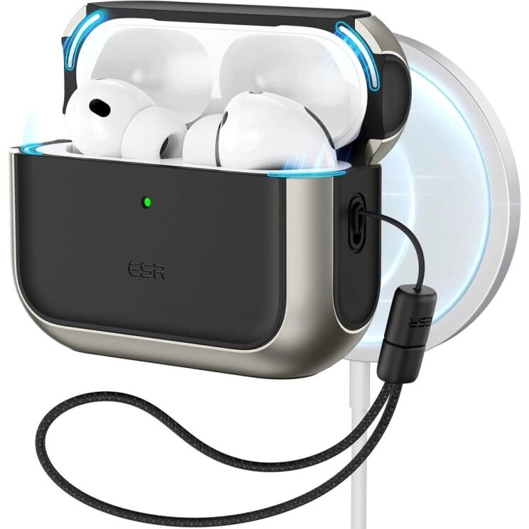 Защитный чехол ESR Orbit Halolock для AirPods Pro 3 (4894240289129) - Titanium: фото 1 из 8