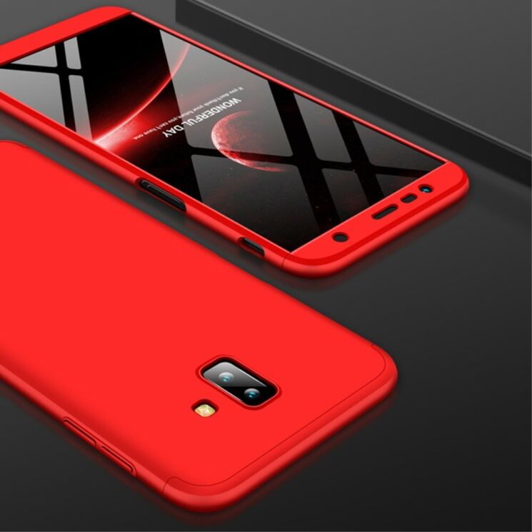 Захисний чохол GKK Double Dip Case для Samsung Galaxy J6+ (J610) - Red: фото 8 з 10