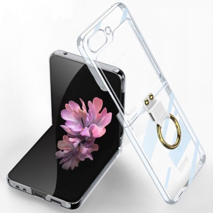 Защитный чехол GKK Elegant Case для Samsung Galaxy Flip 6 - Transparent: фото 1 из 7