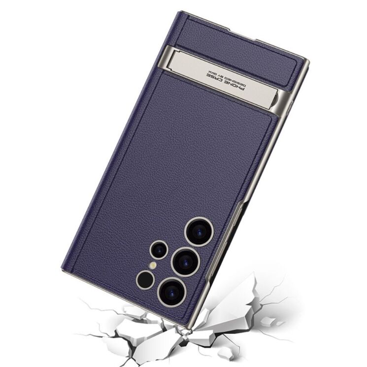 Защитный чехол GKK Wallet Case для Samsung Galaxy S24 Ultra (S928) - Purple: фото 7 из 7