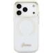 Защитный чехол Guess IML Script Metal MagSafe для iPhone 17 Pro Max (GUHMP17X5HTCSMST) - Transparent (402880T). Фото 2 из 9