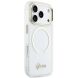 Защитный чехол Guess IML Script Metal MagSafe для iPhone 17 Pro Max (GUHMP17X5HTCSMST) - Transparent (402880T). Фото 4 из 9