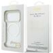 Защитный чехол Guess IML Script Metal MagSafe для iPhone 17 Pro Max (GUHMP17X5HTCSMST) - Transparent (402880T). Фото 8 из 9