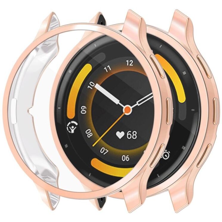 Защитный чехол HAT PRINCE Protective Frame для Garmin Venu 3S - Rose Gold: фото 1 из 8