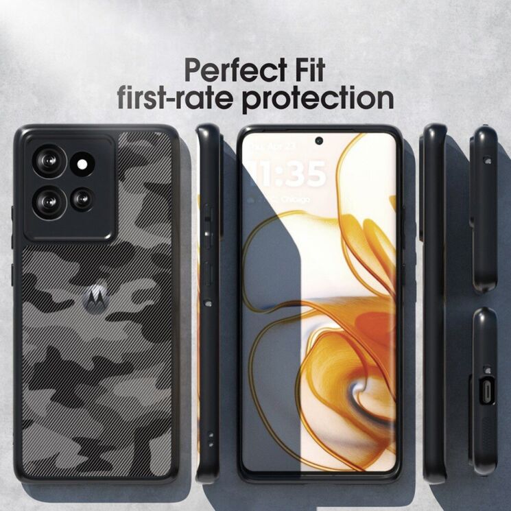 Защитный чехол IBMRS Military для Motorola Edge 50 - Artistic Camouflage: фото 6 из 7