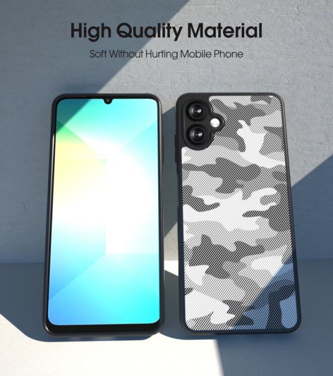 Захисний чохол IBMRS Military для Samsung Galaxy A07 (A075) - Grid Camouflage: фото 3 з 9