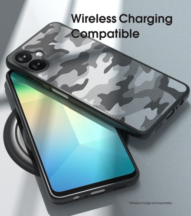 Захисний чохол IBMRS Military для Samsung Galaxy A07 (A075) - Grid Camouflage: фото 6 з 9