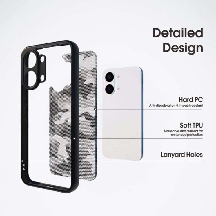 Защитный чехол IBMRS Military для Xiaomi Poco X8 Pro Max - Artistic Camouflage (410816A) Защитный чехол IBMRS Military для Xiaomi Poco X8 Pro Max - Artistic Camouflage: фото 6 из 7