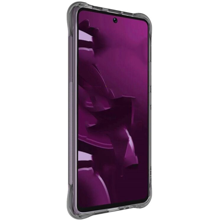 Защитный чехол IMAK Airbag MAX Case для Xiaomi Poco M7 Pro - Transparent Black: фото 2 из 8