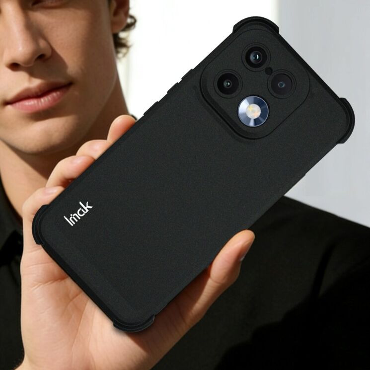 Захисний чохол IMAK Airbag Sand Case для Realme 16 Pro - Black (428010B) Захисний чохол IMAK Airbag Sand Case для Realme 16 Pro - Black: фото 4 з 9