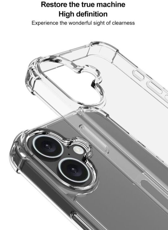 Защитный чехол IMAK Space Shield для Google Pixel 9 / 9 Pro - Transparent: фото 8 из 10