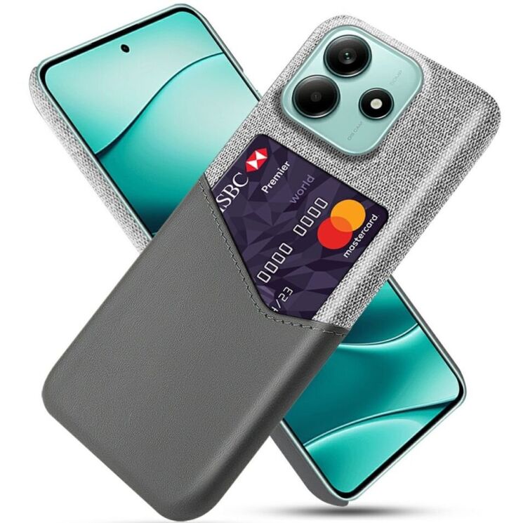 Защитный чехол KSQ Business Pocket для Xiaomi Redmi Note 14 5G - Grey: фото 1 из 4