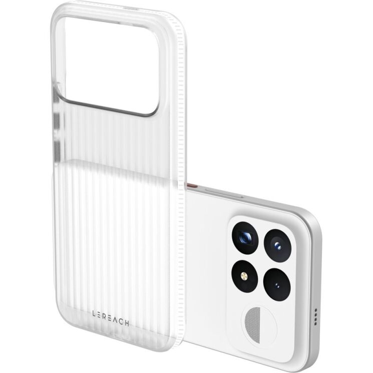 Защитный чехол LEREACH TOC Series для Xiaomi Poco F9 Ultra - White: фото 6 из 12
