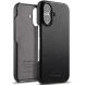 Защитный чехол MELKCO Leather Back Cover (with MagSafe Support) для Apple iPhone 16 - Black (360745B). Фото 1 из 5