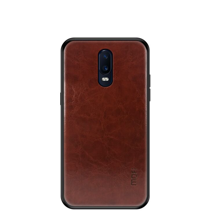 Защитный чехол MOFI Leather Cover для OnePlus 6T - Brown: фото 1 из 1