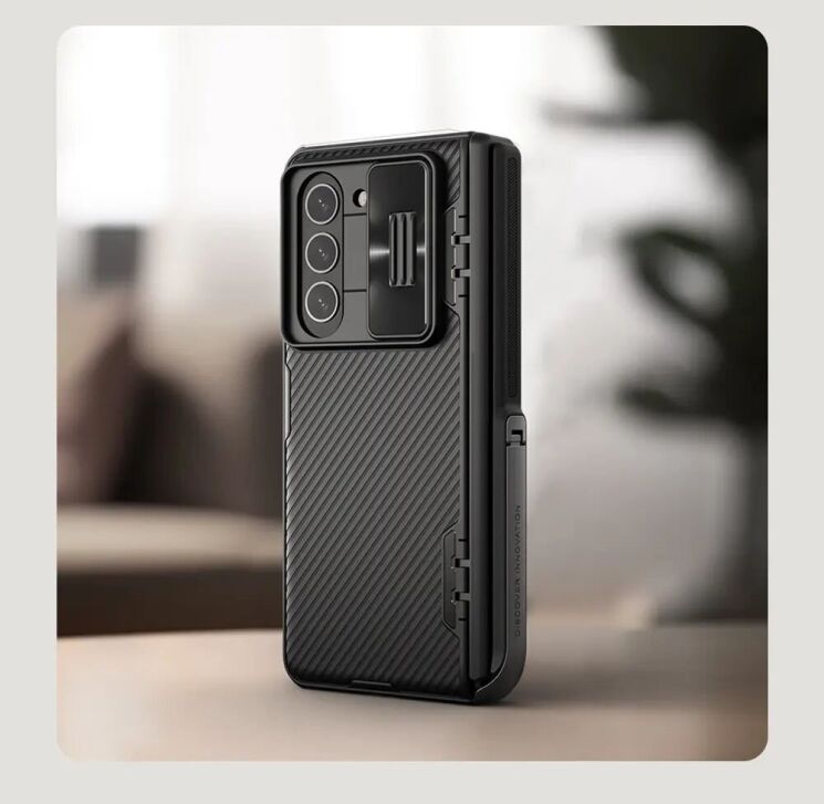 Защитный чехол NILLKIN CamShield Fold Case для Samsung Galaxy Fold 5 - Black: фото 18 из 19