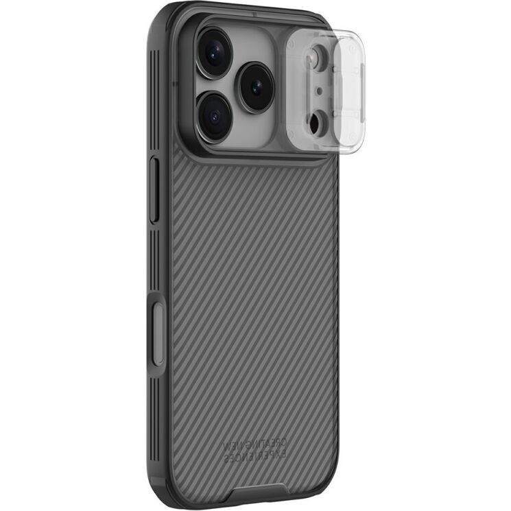 Захисний чохол NILLKIN CamShield Pro (Clear Version) для iPhone 18 Pro - Transparent / Black: фото 1 з 17