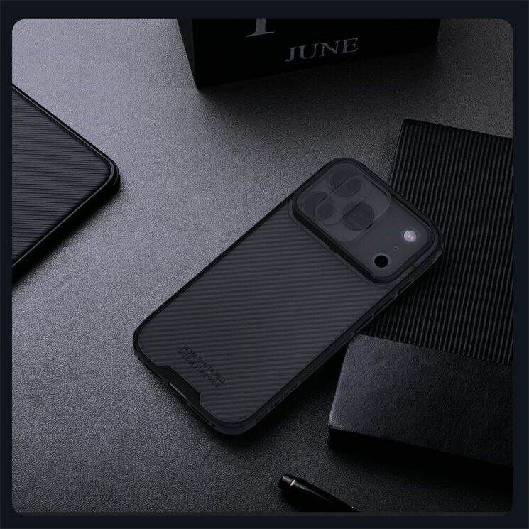Захисний чохол NILLKIN CamShield Pro (Clear Version) для iPhone 18 Pro - Transparent / Black: фото 15 з 17