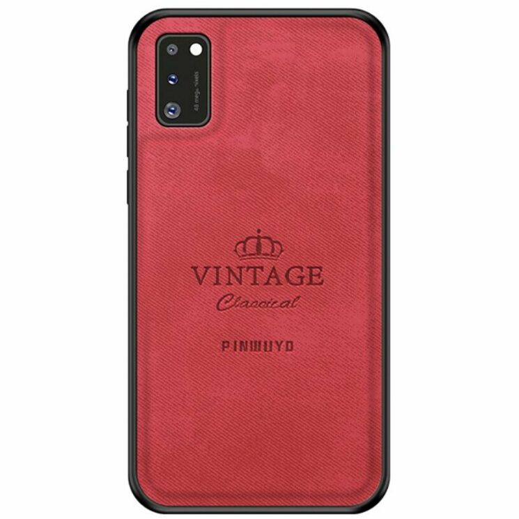 Захисний чохол PINWUYO Vintage Series для Samsung Galaxy A41 (A415) - Red: фото 1 з 13