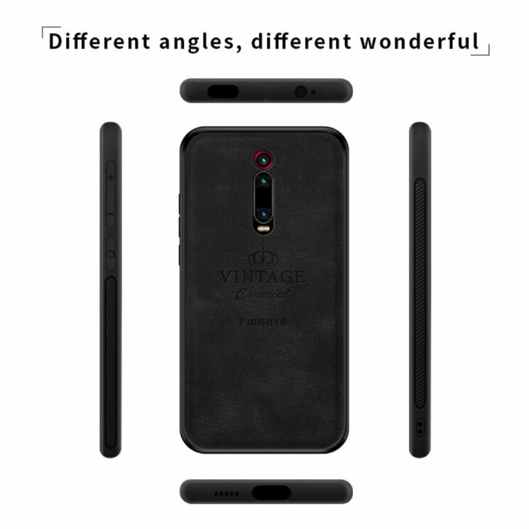 Защитный чехол PINWUYO Vintage Series для Xiaomi Mi 9T / Mi 9T Pro / Redmi K20 / Redmi K20 Pro - Black: фото 11 из 11