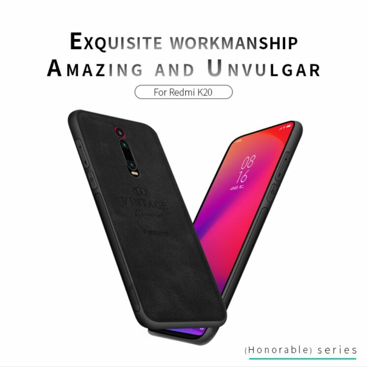Защитный чехол PINWUYO Vintage Series для Xiaomi Mi 9T / Mi 9T Pro / Redmi K20 / Redmi K20 Pro - Black: фото 2 из 11