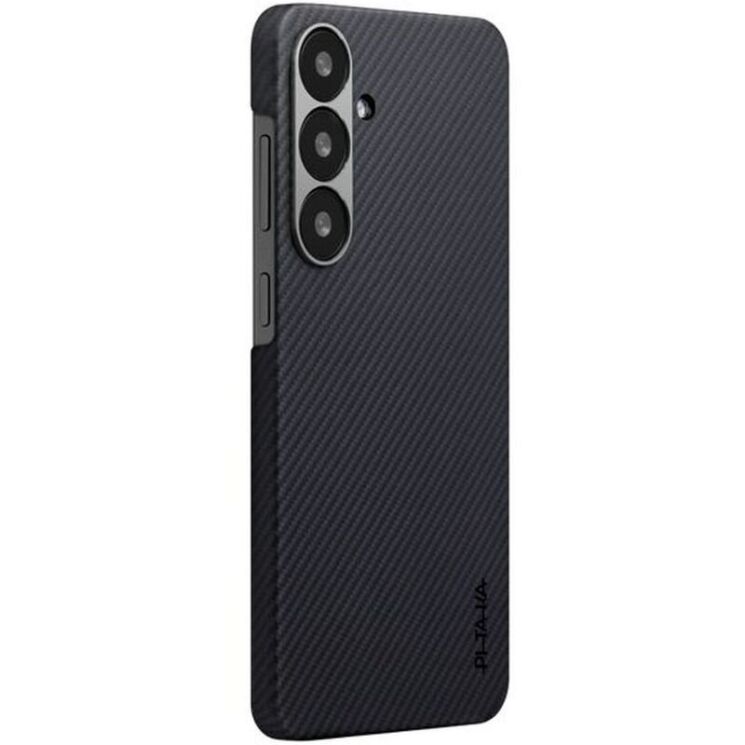 Защитный чехол Pitaka Ultra-Slim Case для Samsung Galaxy S25 Plus (S936) KS2501S - 600D Black / Grey (Twill): фото 3 из 11