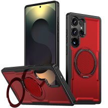 Захисний чохол Reframe Grip MagSafe для Samsung Galaxy S25 Ultra (S938) - Red: фото 1 з 6