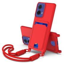 Защитный чехол Reframe Silicone Holder для Motorola Moto G85 / Edge 50 Fusion - Red: фото 1 из 7