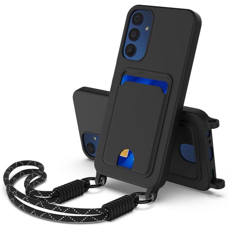 Захисний чохол Reframe Silicone Holder для Samsung Galaxy S23 FE - Black: фото 1 з 7