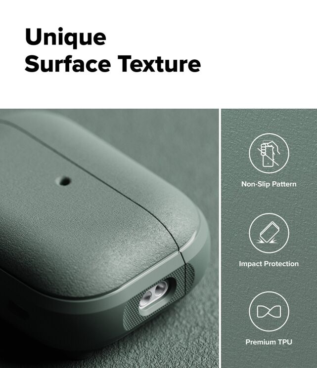 Защитный чехол Ringke Onyx Magnetic (FH) для AirPods Pro 3 (8800328818590) - Mint (390179M) Защитный чехол Ringke Onyx Magnetic (FH) для AirPods Pro 3 (8800328818590) - Mint: фото 6 из 13