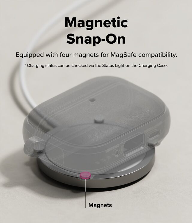 Защитный чехол Ringke Onyx Magnetic (FH) для AirPods Pro 3 (8800328818590) - Mint (390179M) Защитный чехол Ringke Onyx Magnetic (FH) для AirPods Pro 3 (8800328818590) - Mint: фото 5 из 13