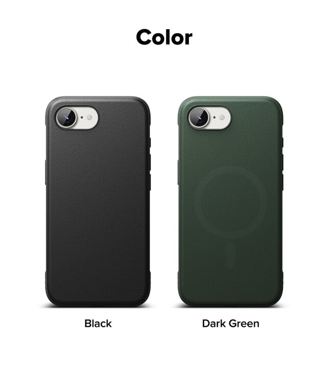 Захисний чохол Ringke Onyx Magnetic (FP) для Apple iPhone 16e (8800293852780) - Dark Green: фото 10 з 11