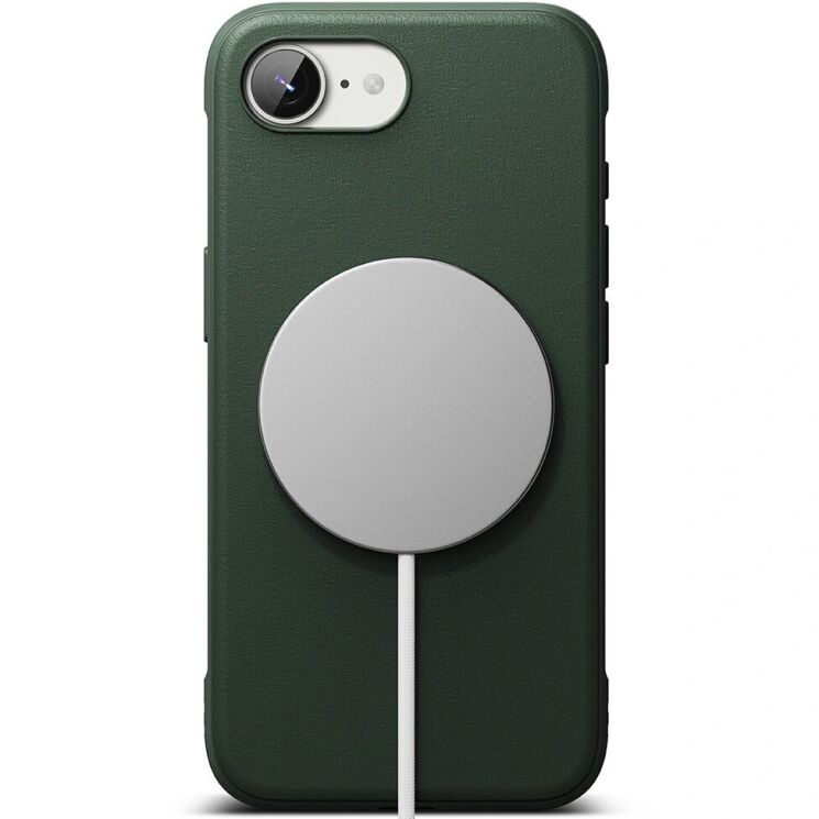 Захисний чохол Ringke Onyx Magnetic (FP) для Apple iPhone 16e (8800293852780) - Dark Green: фото 3 з 11