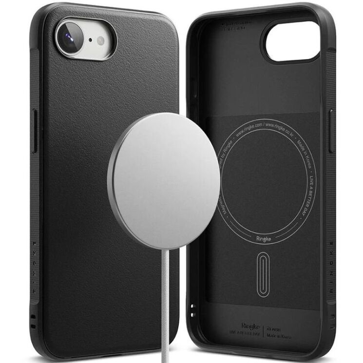 Защитный чехол Ringke Onyx Magnetic (FP) для Apple iPhone 17e / 16e (8800293852759) - Black: фото 1 из 11