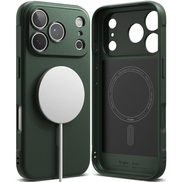 Защитный чехол Ringke Onyx Magnetic (FP) для iPhone 17 Pro Max (8800328810365) - Dark Green: фото 1 из 14