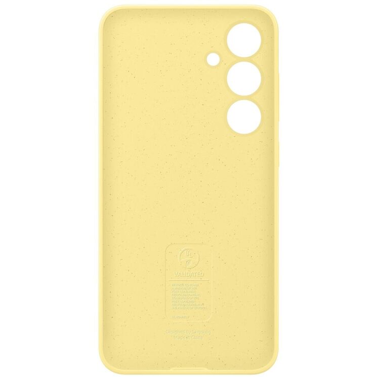 Захисний чохол Silicone Case для Samsung Galaxy S24 FE (S721) EF-PS721CYEGWW - Yellow: фото 5 з 5