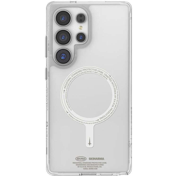 Защитный чехол SKINARMA SAIDO NITEGLOW Mag-Charge для Samsung Galaxy S25 Ultra (S938) - Green: фото 1 из 4
