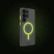Защитный чехол SKINARMA SAIDO NITEGLOW Mag-Charge для Samsung Galaxy S25 Ultra (S938) - Green (379528G). Фото 4 из 4