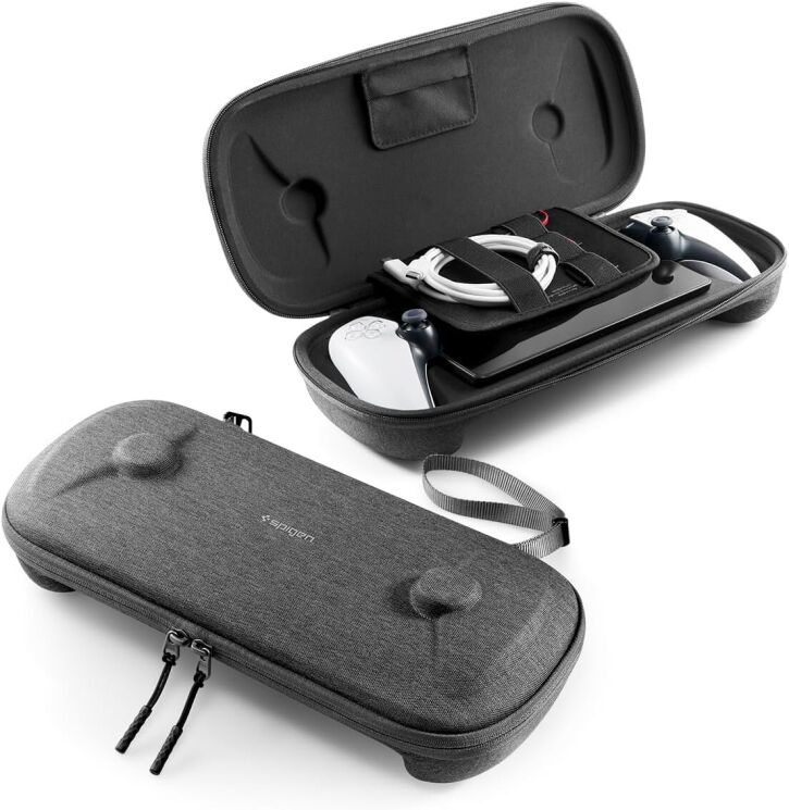 Захисний чохол Spigen Klasden Pouch для Sony PlayStation Portal (AGP09756) - Charcoal Grey (404100H) Захисний чохол Spigen Klasden Pouch для Sony PlayStation Portal (AGP09756) - Charcoal Grey: фото 1 з 7