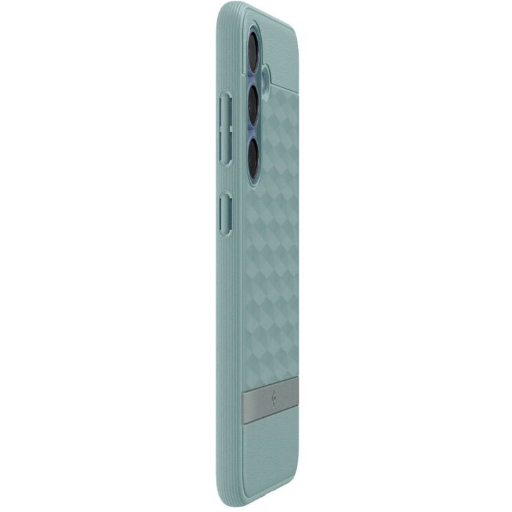 Защитный чехол Spigen (SGP) Caseology Parallax (MagFit) by Spigen для Samsung Galaxy S25 Plus (S936) ACS09060 - Sage Green: фото 9 из 18