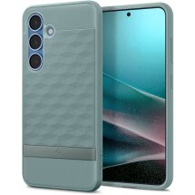 Защитный чехол Spigen (SGP) Caseology Parallax (MagFit) by Spigen для Samsung Galaxy S25 Plus (S936) ACS09060 - Sage Green: фото 1 из 18