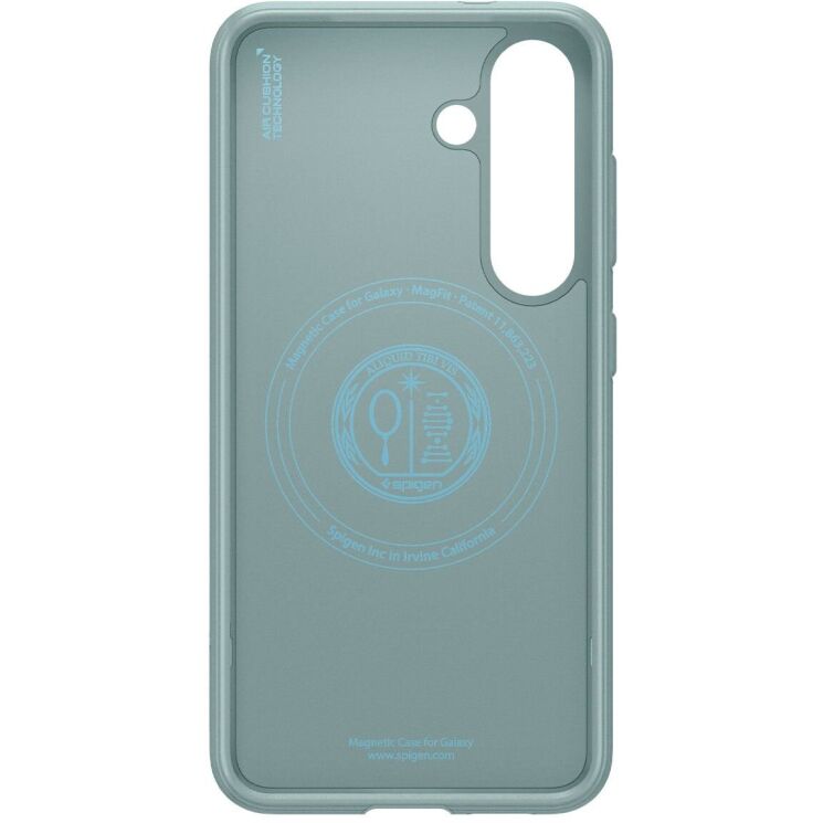 Защитный чехол Spigen (SGP) Caseology Parallax (MagFit) by Spigen для Samsung Galaxy S25 Plus (S936) ACS09060 - Sage Green: фото 6 из 18