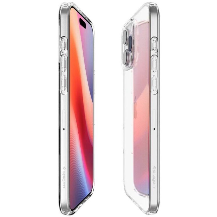 Захисний чохол Spigen (SGP) Crystal Flex для Apple iPhone 16 Pro Max (ACS08025) - Crystal Clear: фото 8 з 9