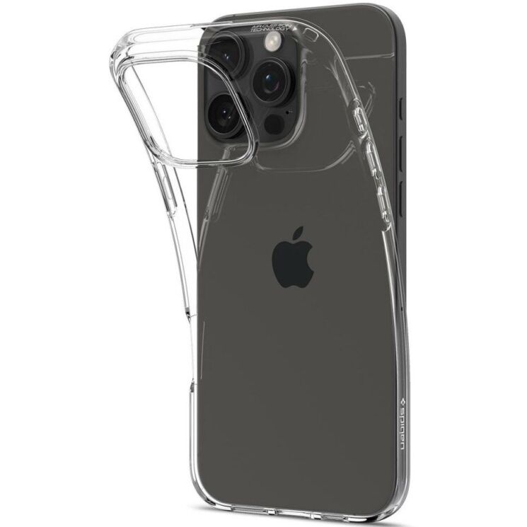 Захисний чохол Spigen (SGP) Crystal Flex для Apple iPhone 16 Pro Max (ACS08025) - Crystal Clear: фото 3 з 9