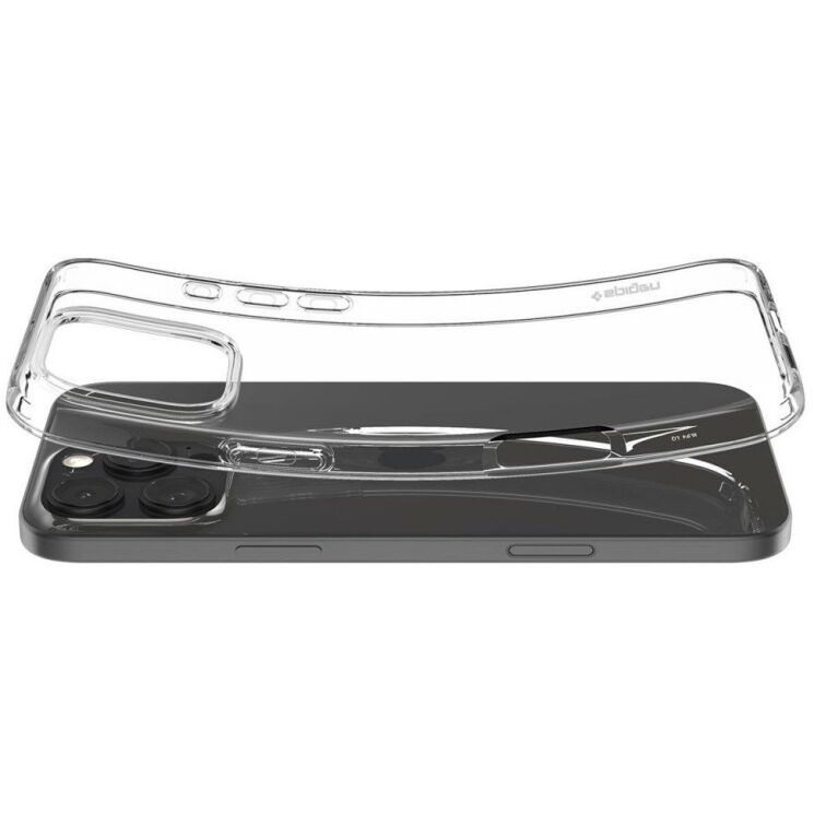 Захисний чохол Spigen (SGP) Crystal Flex для Apple iPhone 16 Pro Max (ACS08025) - Crystal Clear: фото 4 з 9